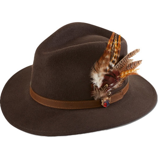 Alan Paine Richmond Felt Hat RICUFEL - Brown